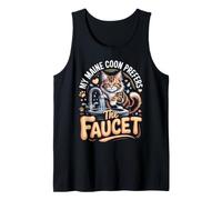 My Maine Coon Prefers the Faucet Cat Lover Tank Top