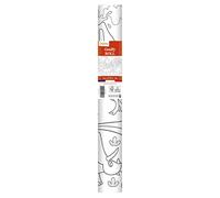Avenue Mandarine - Ref GY126C - Graffy Roll 5m Colouring Poster - Dinosaurs - 90gsm Drawing Paper, 50cm Design Repeated 10 Times, Ideal for Group Activities
