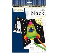My Mandarine GY148C - Colouring Book Graffy Black 24 p - Space Themed