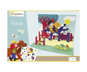 My Mandarine KC034C - Children's creative box - 3 3D decors to fold &