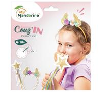 MY MANDARINE KC179C - Children's Creative Sewing kit - Couz'in Accessories - Disguise kit - from Age 6 - Fairy Theme - Creative Leisure Set for Children
