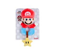 My Mario Baby Activity Grabber with Rattle - 6-Inch Plush Grasp Toy with Crackling Star for Infants & Newborns