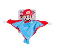 Simba My Mario Rattle Towel Soft Plush Toy Nintendo Toy for Fans and Babies from the First Months of Life