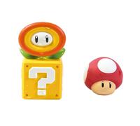 My Mario Bath Squirters by TOMY - Super Mushroom and Fire Flower - Officially Licensed Toddler Toys for Bathtime, Pool, or the Beach - Kids Summer Water Toys - Ages 2 Years and Up
