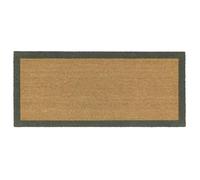 My Mat Border Green Coir Runner, 55x124cm