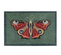 My Mat Butterfly, Nylon Indoor Pattern Washable Doormat for Hallway, Kitchen, Front Door 50x75cm