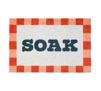 My Mat Dip&drip Nylon Printed Bathroom Bright Soak Border 50X75Cm Mat