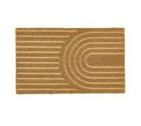 Curve Coir Doormat Multi-Coloured