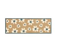 My Mat Flower Home Runner Nylon Indoor Pattern Washable Doormat for Hallway, Kitchen, Front Door 50X150cm