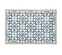 My Mat Nylon Indoor Pattern My Harlequin Tile Blue 50X75, Blue