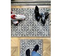My Mat Harlequin Tile Doormat/Runner Blue