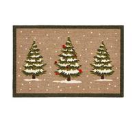 My Mat My Winter Trees Nylon Indoor Pattern Washable Doormat for Hallway, Kitchen, Front Door 50x75cm