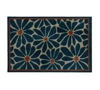 My Mat Nylon Indoor Pattern Boho Floral Washable Doormat for Hallway, Kitchen, Front Door 50x75cm