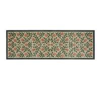 My Mat Nylon Indoor Pattern Pink Botanical Washable Runner for Hallway, Kitchen, Front Door 50x150cm
