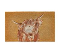 My Mat Printed Coir Doormat, Perfect for Indoor and Outdoor Use, Large Welcome Mat for Front Door, Entryway and Patio Printed Coir Highland