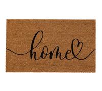 My Mat Printed Coir Home Script Doormat, Perfect for Indoor and Outdoor Use, Large Welcome Mat for Front Door, Entryway and Patio 45x75cm
