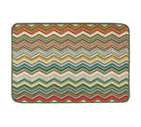 My Mat Stain Resistant Candy Multi Green Zigzag - 067x100