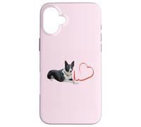 My McNab Is My Heartbeat Funny EKG Line for Dog Lover Case for iPhone 16 Plus