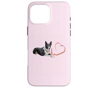 My McNab Is My Heartbeat Funny EKG Line for Dog Lover Case for iPhone 16 Pro Max