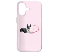 My McNab Is My Heartbeat Funny EKG Line for Dog Lover Case for iPhone 17