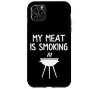 My Meat Is Smoking Funny BBQ Barbecue Smoker Grill For Dad Case for iPhone 11 Pro Max