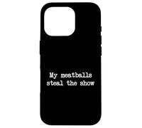 My meatballs steal the show Funny Meatball Minimalist Case for iPhone 16 Pro