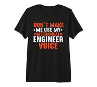 My Mechanical Engineer Voice Funny Engineering Job Titiles Premium T-Shirt