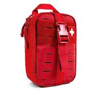 My Medic MyFak Mini First Aid Kit - Small and Lightweight for Camping Hiking and Backpacking - IFAK with 70 Items - HSA/FSA Eligible Great for Travel - Red