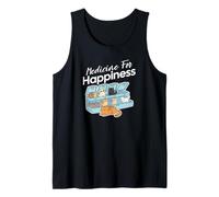 My Medicine for Happiness Called Cats Every Day, Kitten cat Tank Top