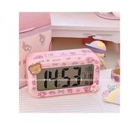 (My Melody-1) Kawaii Cinnamoroll My Melody Kuromi Desktop Night Light Electronic Led Alarm Clock Sanrioed Electronic Alarm Clock Gift For Kids