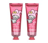 My Melody 2 in 1 Natural Hand & Nail Cream - 30ml | For Dry, Cracked Hands | with Shea Butter & Vitamin A | Vegan & Dermatologically Tested | Non-Greasy & Fast-Absorbing for Kids & Adults - Pack of 2