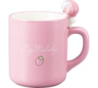 サンアート My Melody Ceramic Mug, 260 ml, Cartoon Pattern, Reusable, Gift
