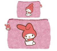 My Melody (Cute) Plush Pencil Case, Official Licensed Pen