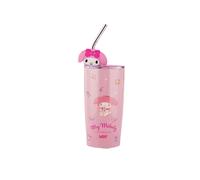 (My Melody) Hello Kitty Kuromi Insulated Straw Cup 304 Stainless Steel Double Drink Function