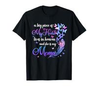 My Mema Lives in Heaven Memorial Grandma Grandchild T-Shirt