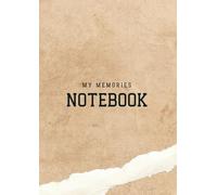 My memories notebook: modern notebook for every day
