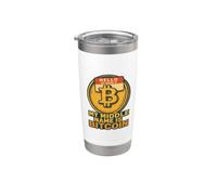 My Middle Name is Bitcoin Funny Crypto Enthusiast Stainless Steel Insulated Tumbler