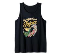 My Middle Name is Rejoice Christian Christmas Tank Top