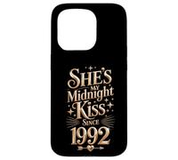 My Midnight kiss Since 1992 Couple 34th Wedding Anniversary Case for iPhone 15 Pro