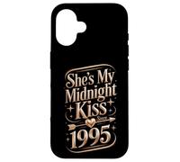 My Midnight kiss Since 1995 Couple 31st Wedding Anniversary Case for iPhone 16