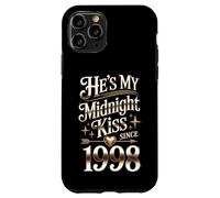 My Midnight kiss Since 1998 Couple 28th Wedding Anniversary Case for iPhone 11 Pro