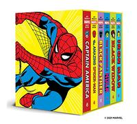 My Mighty Marvel First Book Collection: Captain America, Spider-Man, Black Widow, Black Panther, the Hulk, and Iron Man!