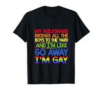 My Milkshake Brings All The Boys To The Yard Gay Pride Month T-Shirt