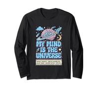 My Mind is the Universe Autistic Neurodivergent Galaxy Brain Long Sleeve T-Shirt