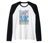 My Mind is the Universe Autistic Neurodivergent Galaxy Brain Raglan Baseball Tee