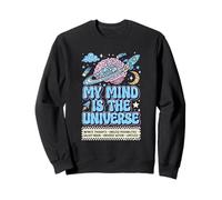 My Mind is the Universe Autistic Neurodivergent Galaxy Brain Sweatshirt