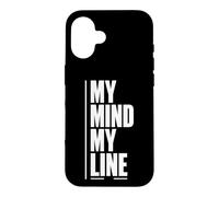 MY MIND MY LINE Mental Autonomy Clear Boundaries Case for iPhone 16