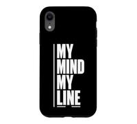 MY MIND MY LINE Mental Autonomy Clear Boundaries Case for iPhone XR