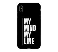 MY MIND MY LINE Mental Autonomy Clear Boundaries Case for iPhone XS Max