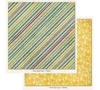 My Minds Eye 12 x 12-inch Smile Beam Paper Sheet, Pack of 25